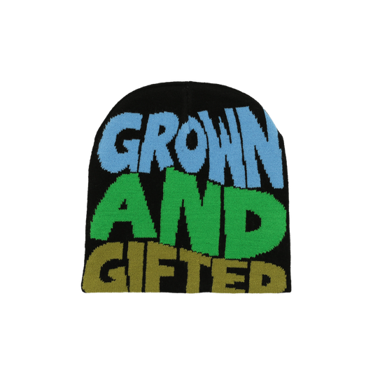 Wavy Text Beanie